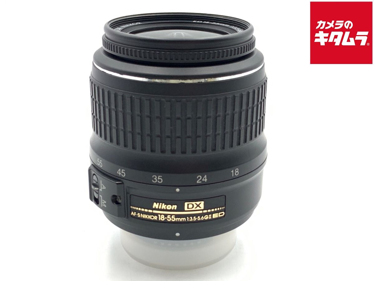 並品】 ニコン AF-S DX Zoom Nikkor ED18-55mm F3.5-5.6G II BK 【公式 
