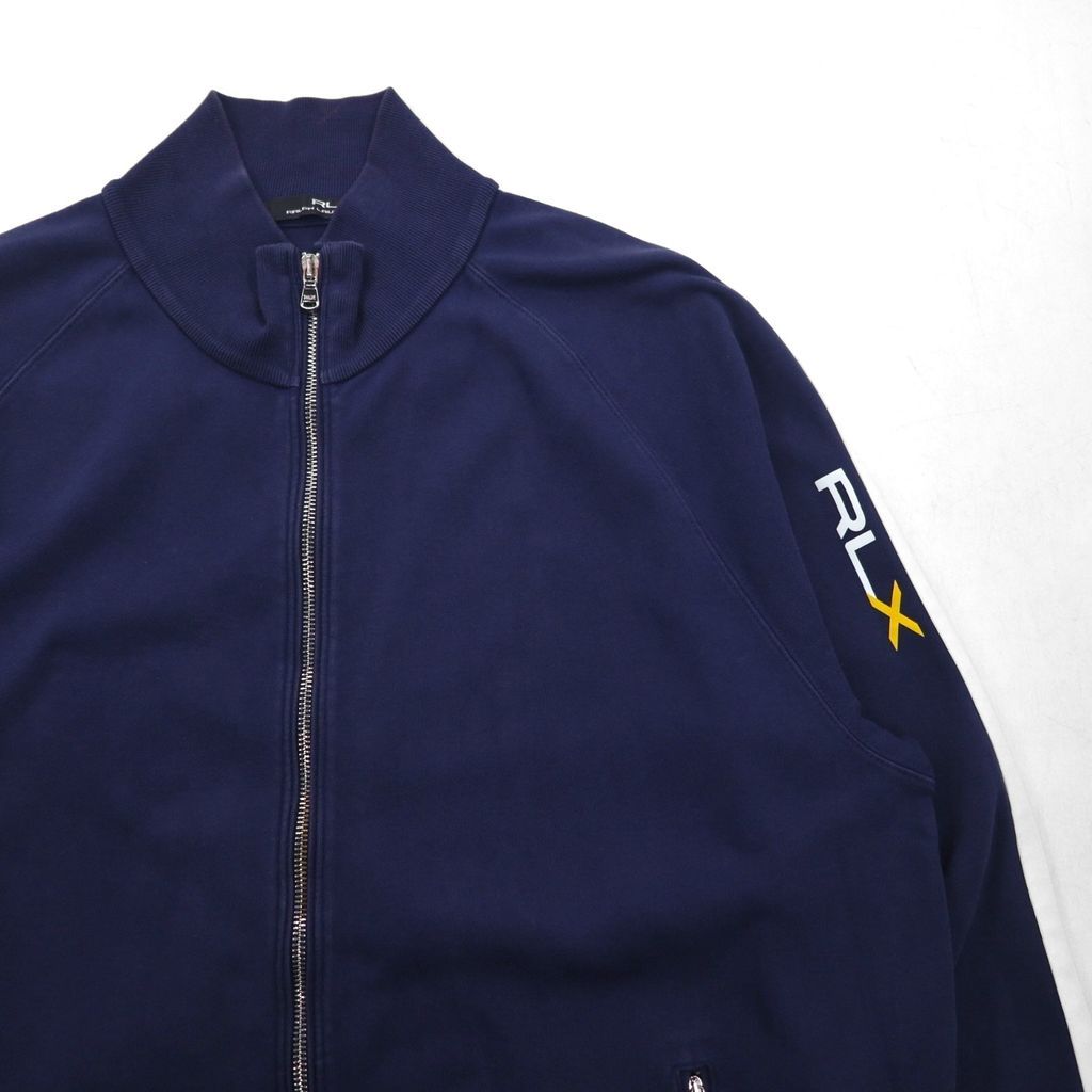 RLX トラックジャケット RLX Ralph Lauren トラックジャケット ジャージ 2XL ネイビー コットン