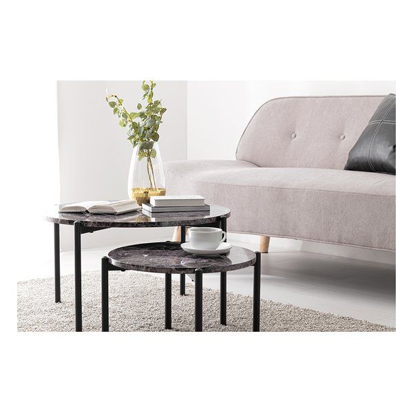 萩原 ハギハラ テーブル 大:幅64×高さ34cm、小:幅44×高さ