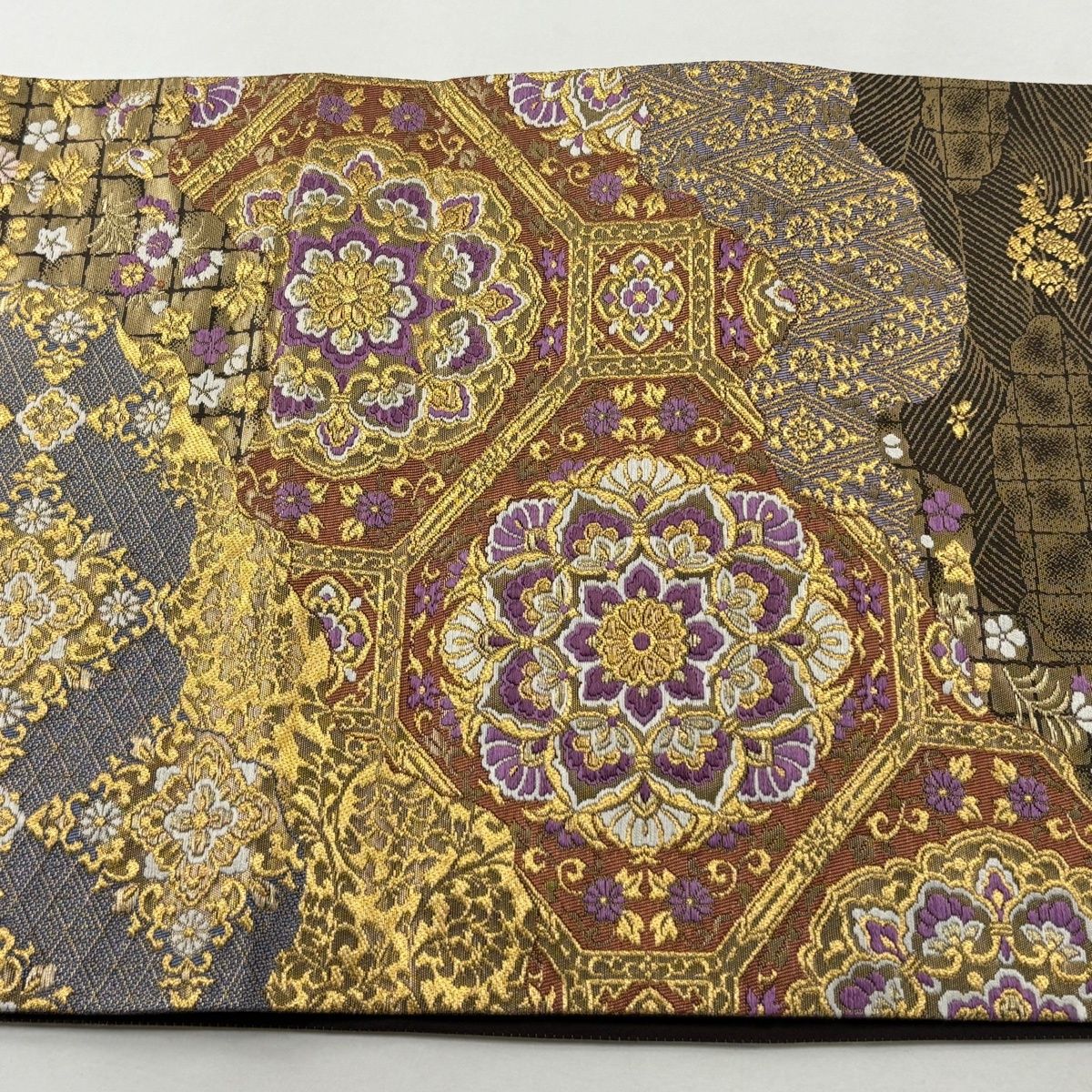 正絹 袋帯 太鼓柄 ます岩屋誂製 ムガシルク 濃淡 極上 逸品 美品 正絹 袋帯 太鼓柄 ます岩屋誂製 ムガシルク 濃淡 極上 逸品 美品