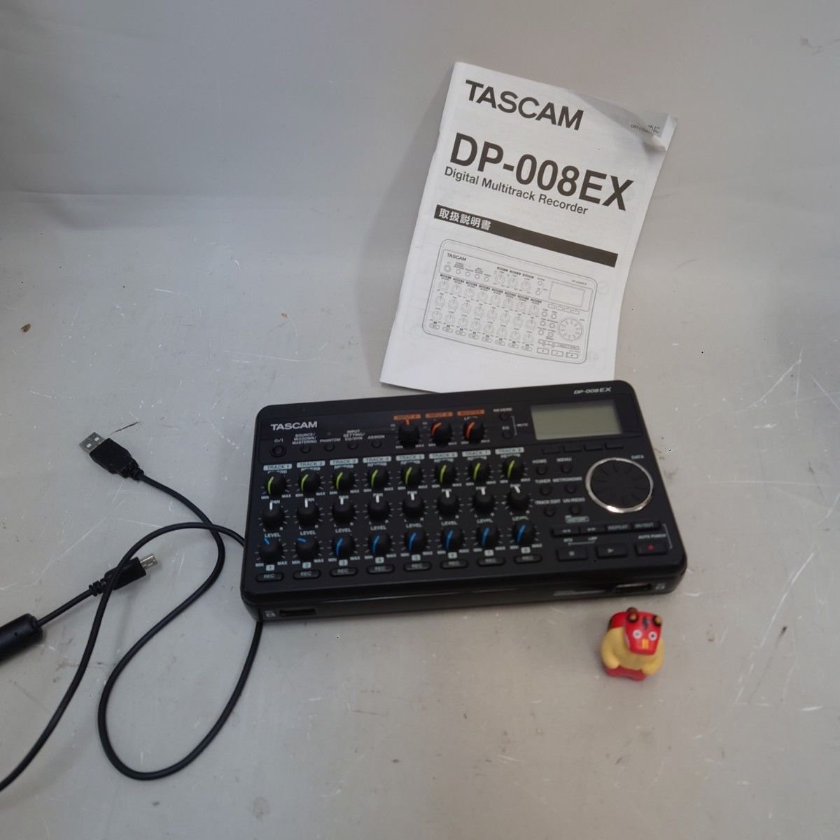 TASCAM DP 008 EX 動作品 一部ノブカバー 本体のみ 8トラックデジタルMTR ポータブルレコーダー z 2431