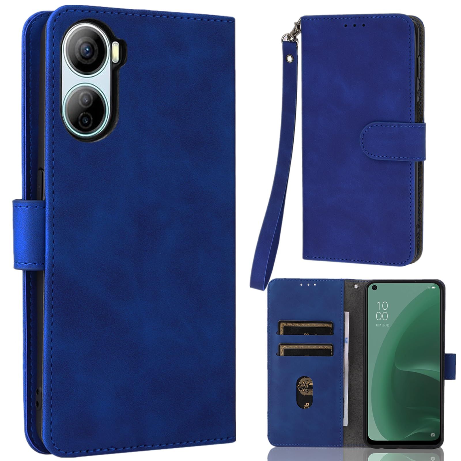 ZTE Libero 5 G IV ケース 手帳型 ストラップ 一本付 適用 nubia Ivy Z 6561 J GIV A 302 ZT 対応 4 スマホケース リベロ5 case Heof