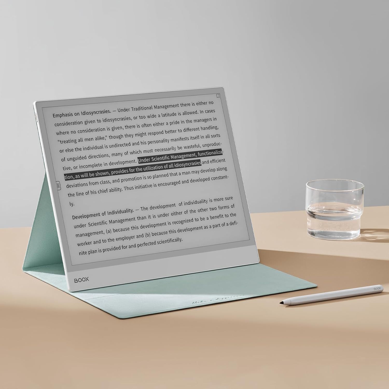 BOOX Note Max Tab X C タブレットケースカバー グレー