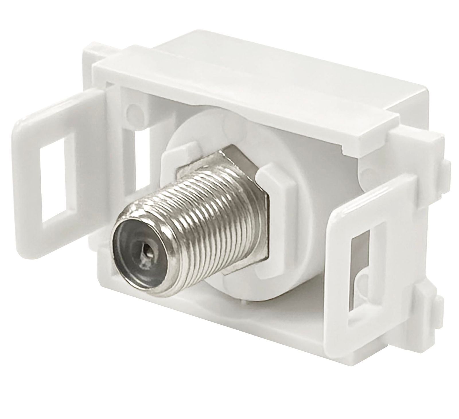 F Factory 壁面用 テレビ端子 JJ型 2 K 4 8 放送対応 電流通過型 終端型 ホワイト FE TCU JJ 20 P