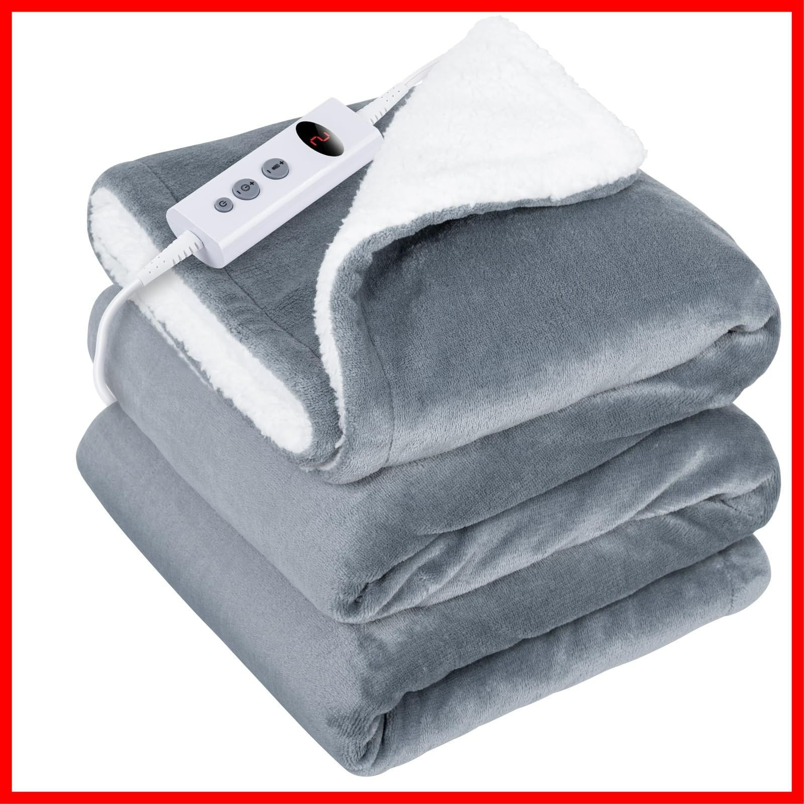 10段階温度調節 9段階タイマー 速暖 操作簡単 両面ふわふわ 節電 保温性 省エネ 切り忘れ防止 洗える ダニ退治 暖かい 防臭抗菌 厚手 頭寒足熱配線 大きい 寒さ対策グッズ ダブルサイズ 暖房器具 毛玉なし 大きめ-掛け敷き兼用 冬