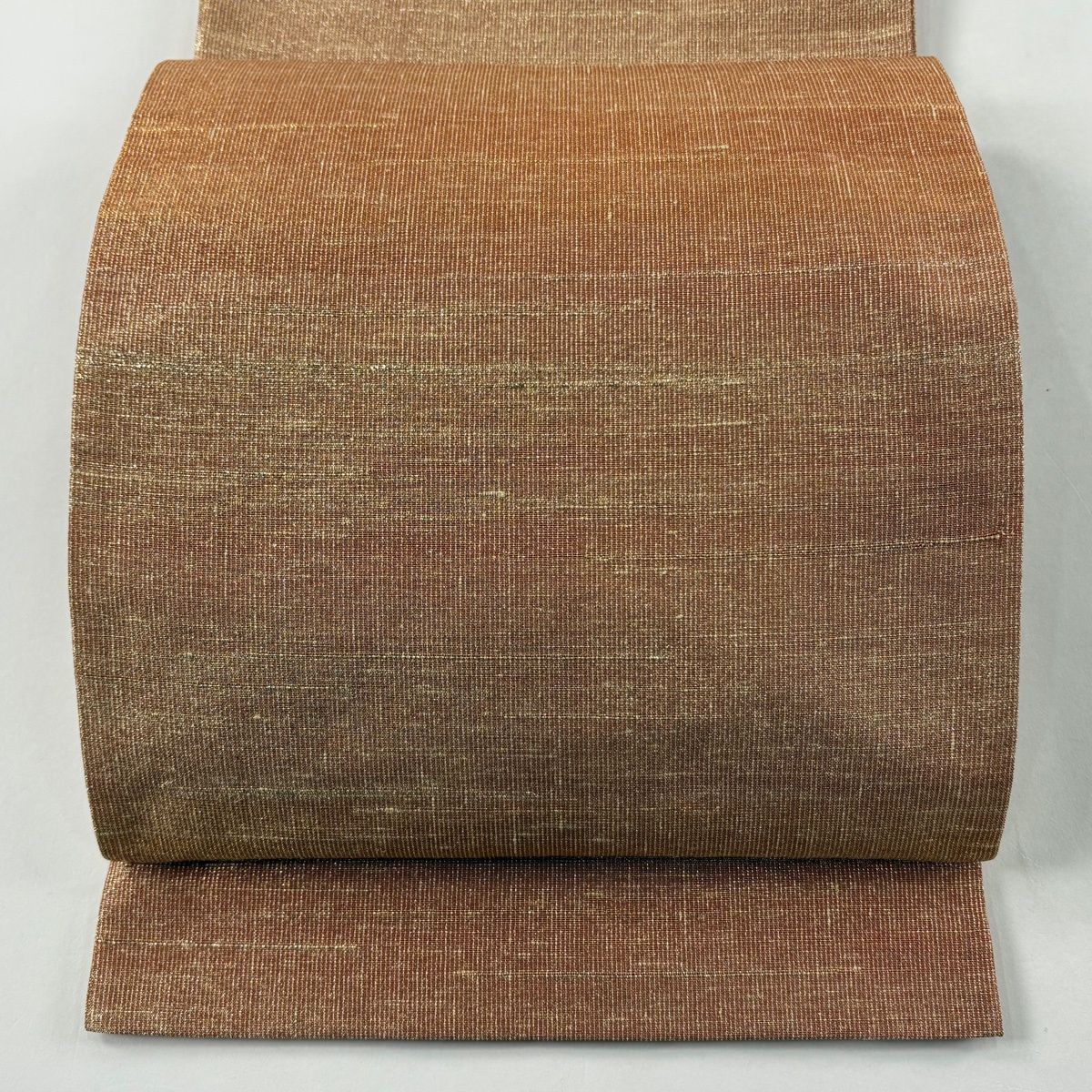 美品】 袋帯 逸品 桝屋高尾 落款 共箱付き ねん金綴錦 縞 箔 金糸