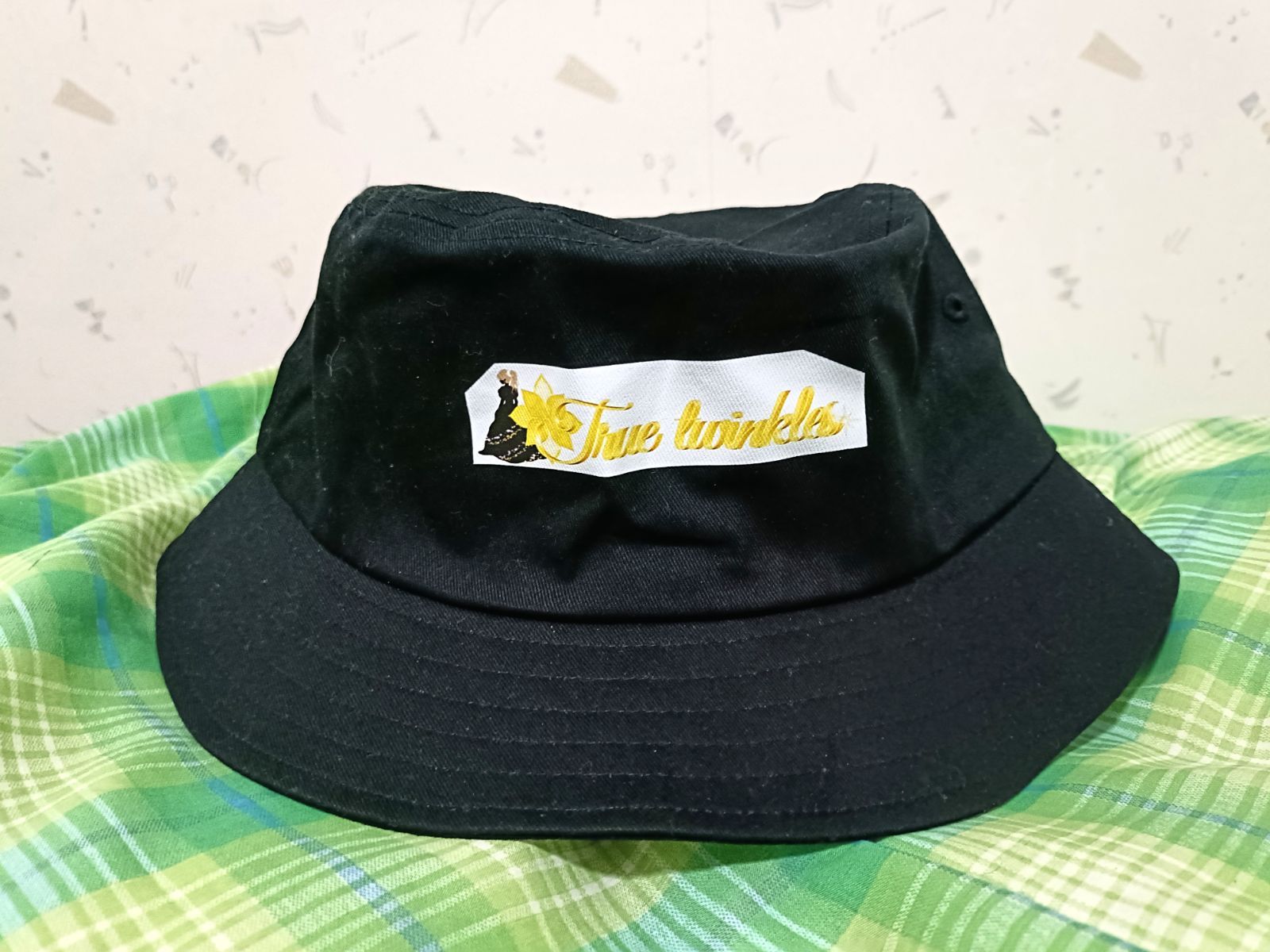 コットンツイルバケットハット バケハ バケットハット レディース ハット お洒落 きれいめ 花