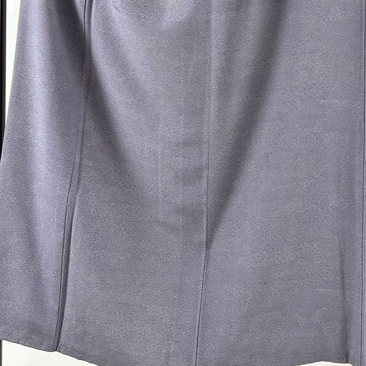 江戸小紋 身丈154 cm 裄丈63 S 袷 小花 葉柄 薄紫 正絹 名品