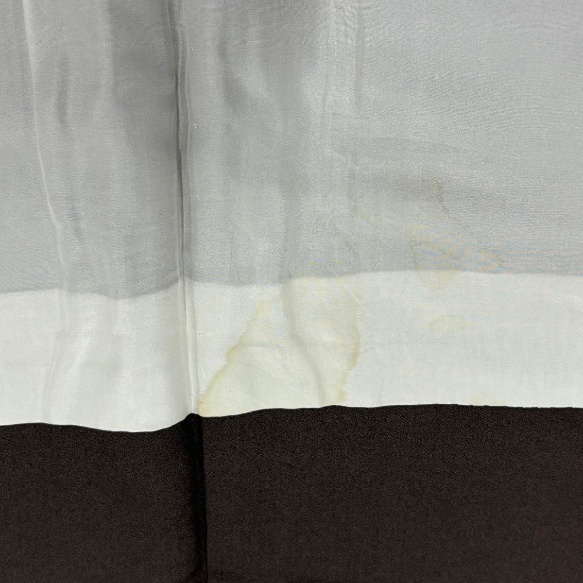  訪問着 身丈164 5 cm 裄丈68 L 袷 花丸文 桜 ぼかし 灰茶 正絹 訪問着 付け下げ 着物