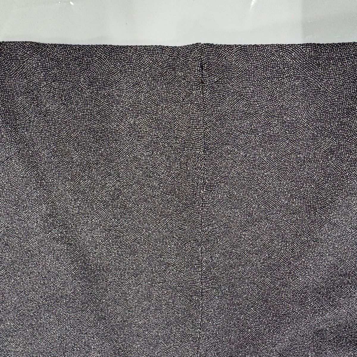  江戸小紋 身丈161 cm 裄丈66 M 袷 草木染 落款 鮫 黒灰 正絹 小紋 着物
