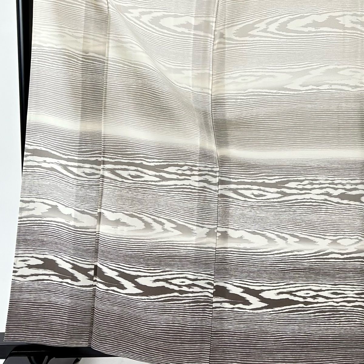 訪問着 身丈164 cm 裄丈66 M 単衣 木目 ぼかし 薄小豆 正絹