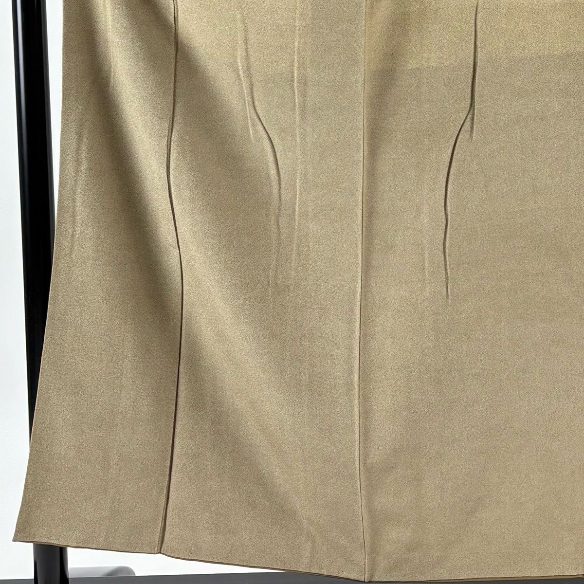 江戸小紋 身丈165.5 cm 裄丈64 M 袷 関正三郎 落款 鮫 灰茶 正絹 名品