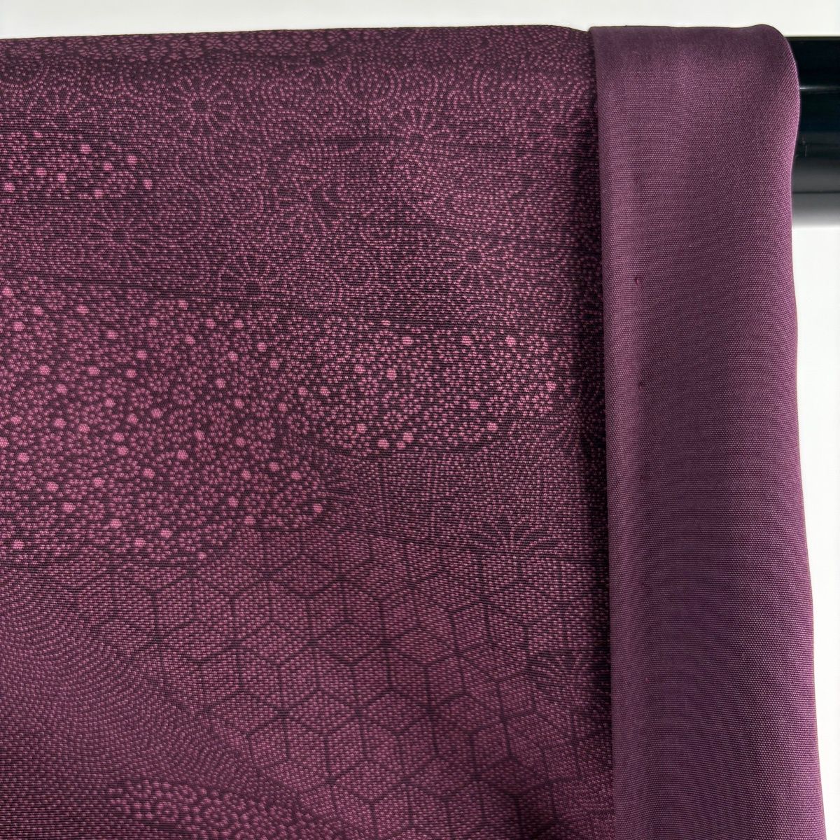 美品】 江戸小紋 身丈159.5cm 裄丈65cm M 袷 人間国宝 中村勇二郎 落款