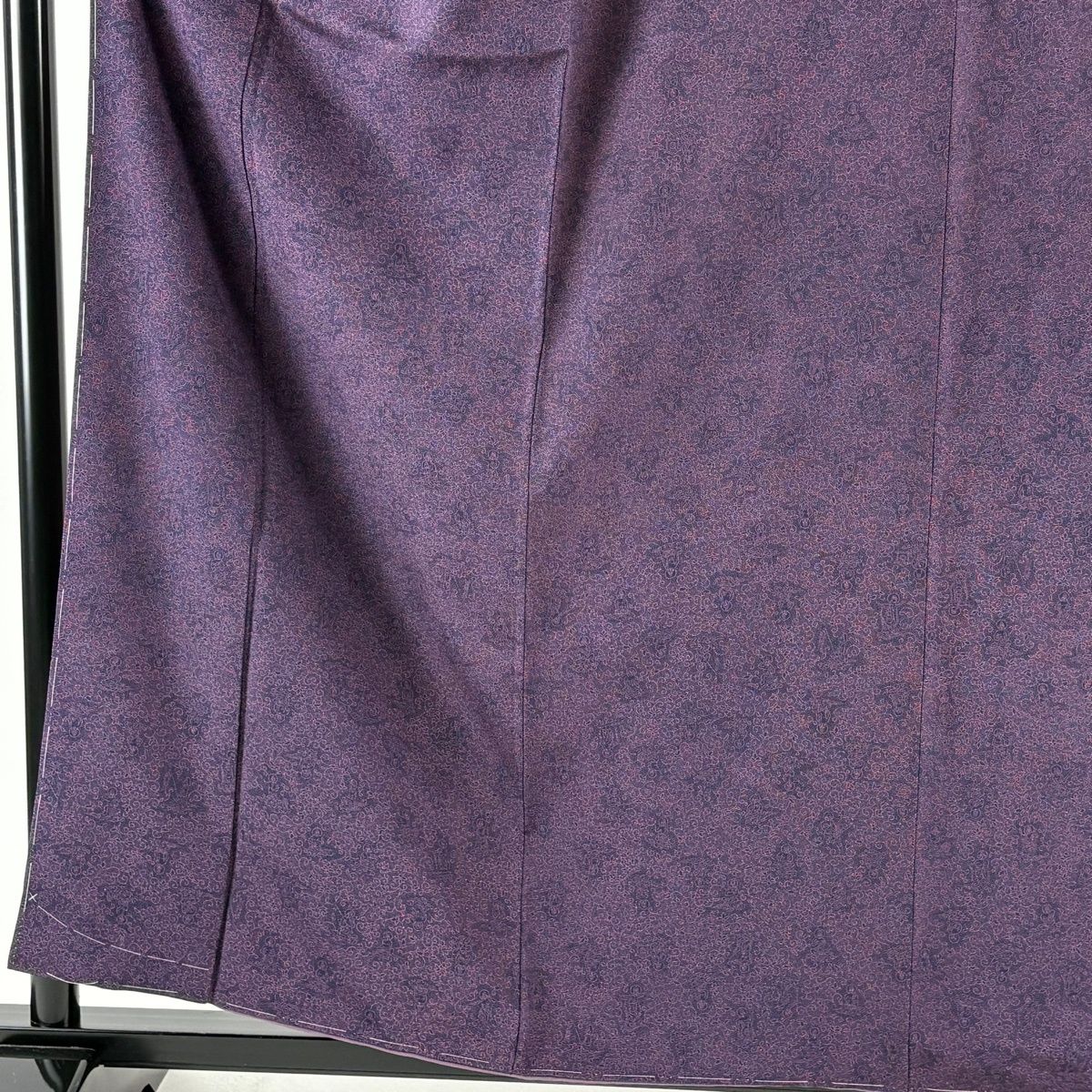 美品】 江戸小紋 身丈159cm 裄丈63cm S 袷 人間国宝 中村勇二郎 落款