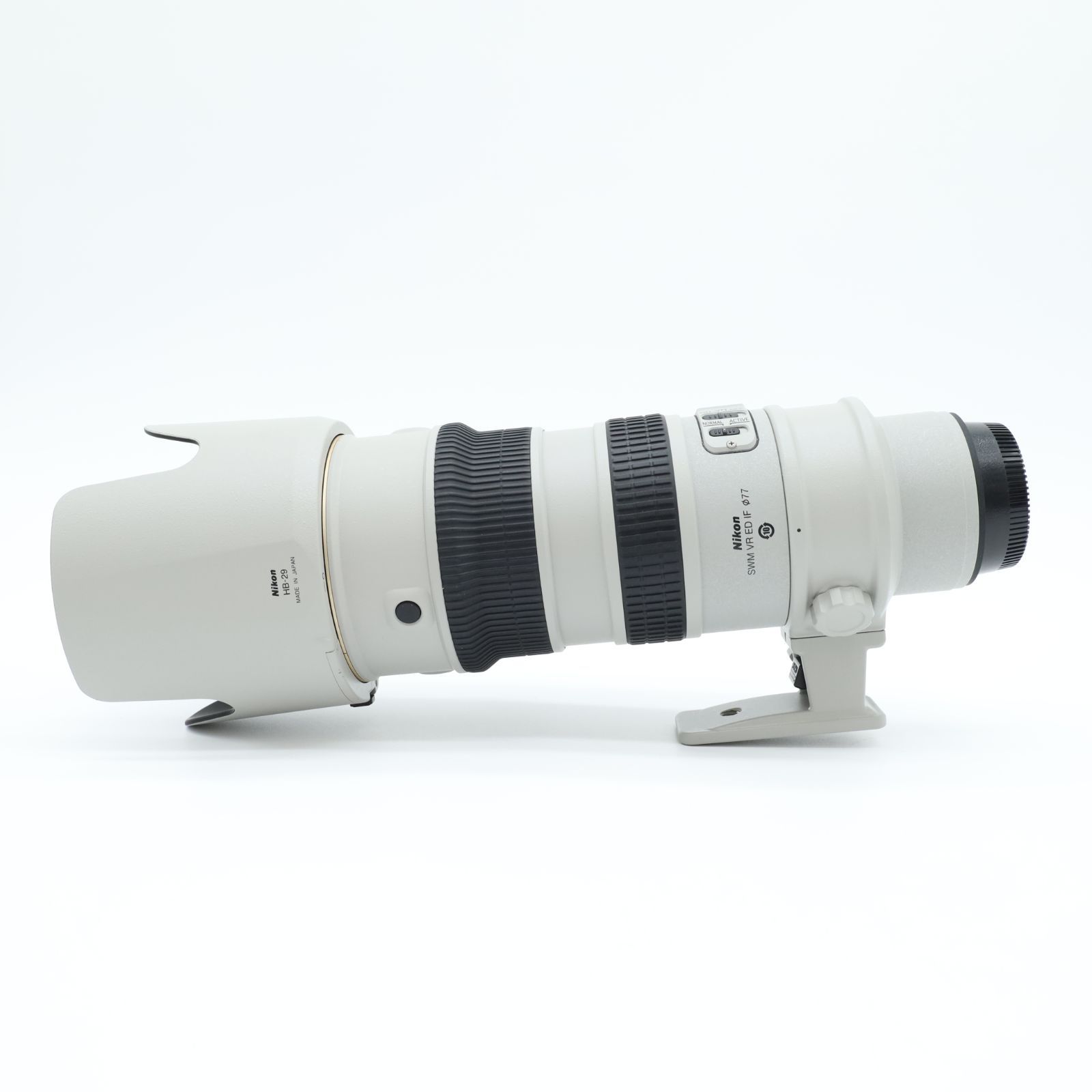  上品 Nikon ニコン AF-S VR Zoom Nikkor ED 70-200 mm F 2.8 G IF ライトグレー｜外観 美 光学クリア 快調動作の高性能望遠ズーム レンズ(ズーム) カメラ