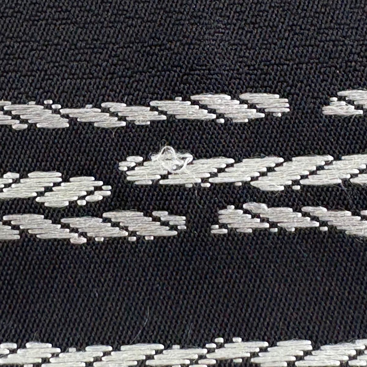 名古屋帯 名品 うさぎ 縞 金銀糸 黒 正絹 【中古】 - メルカリ