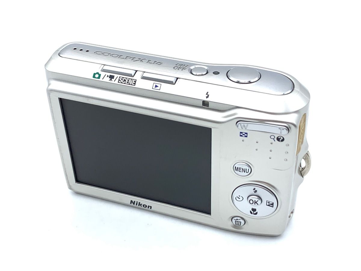 並品】 ニコン 節約 COOLPIX L16シルバー デジタルカメラ Nikon