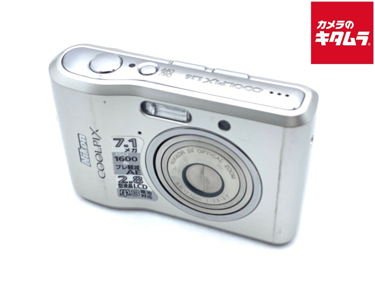並品】 ニコン 節約 COOLPIX L16シルバー デジタルカメラ Nikon