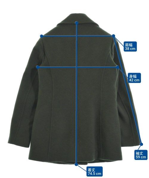  MAX-CO. ピーコート レディース 古着 ピーコート ウールコート ジャケット アウター