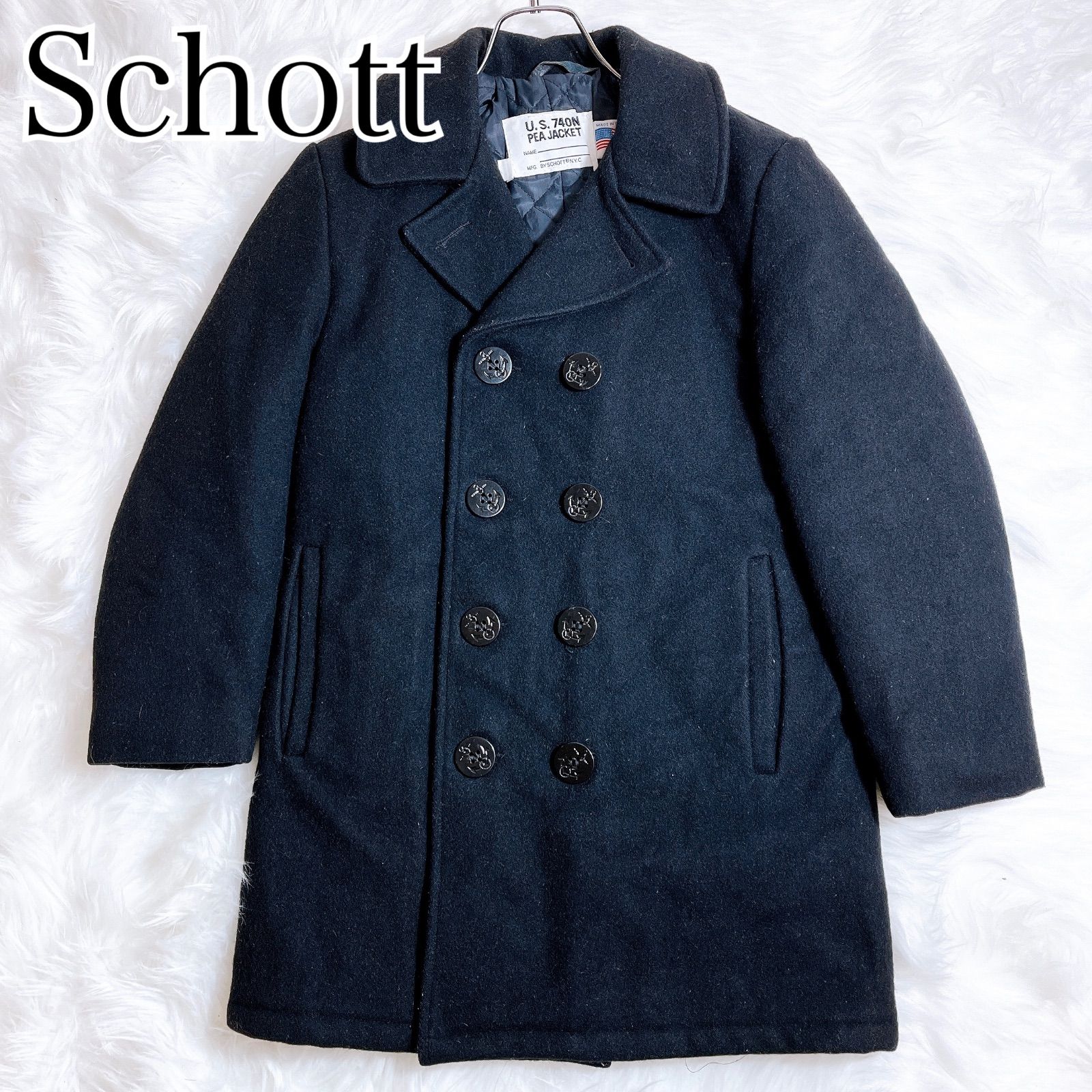 Schott U S 740 N ダブル ピーコート ショット Pコート