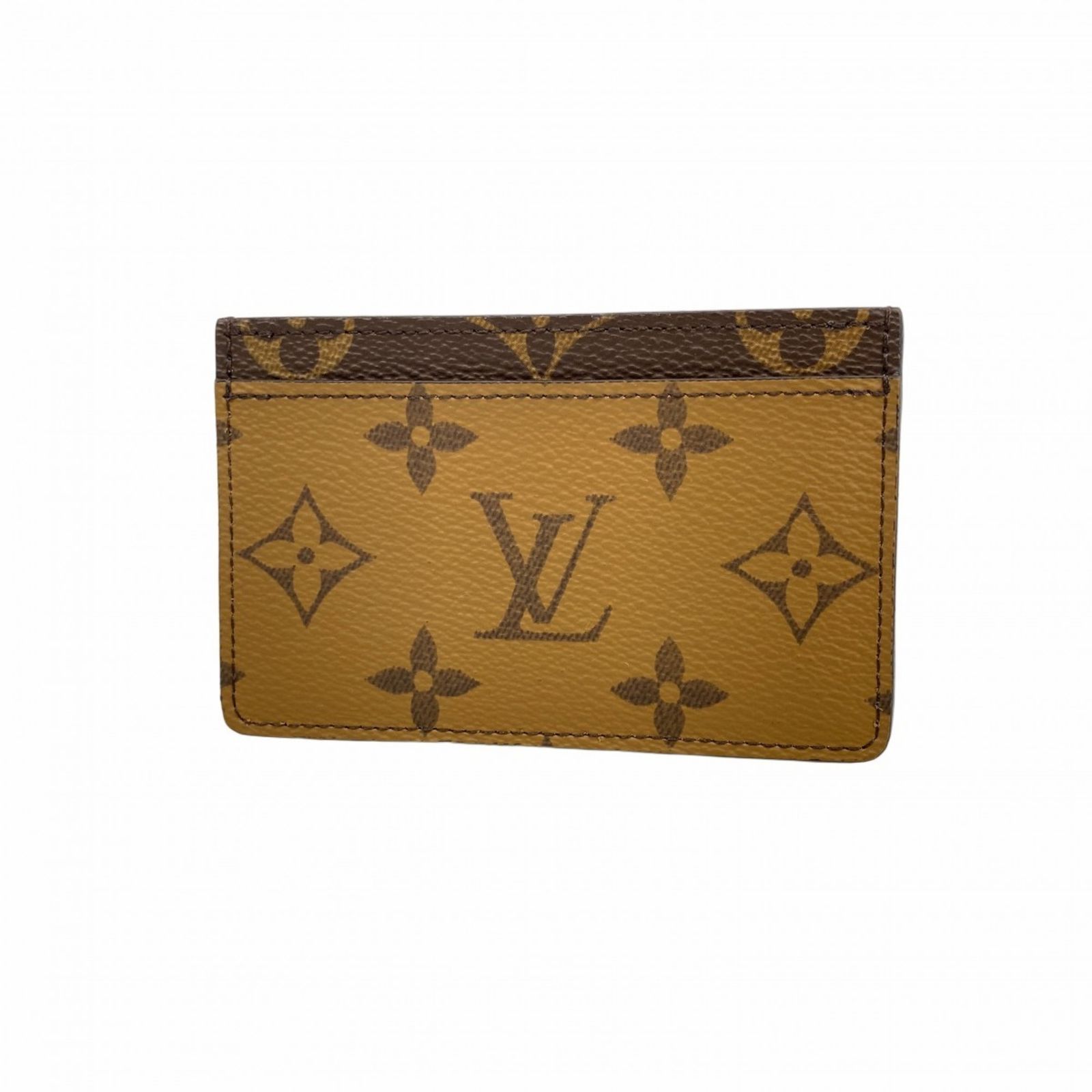 ルイ ヴィトン Louis Vuitton 名刺入れ カードケース モノグラム リバース ポルトカルトサーンプル M 69161 ブラウンレディース