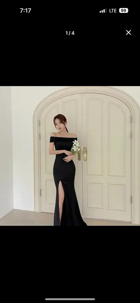 セルフ ウェディングドレス ブラック S