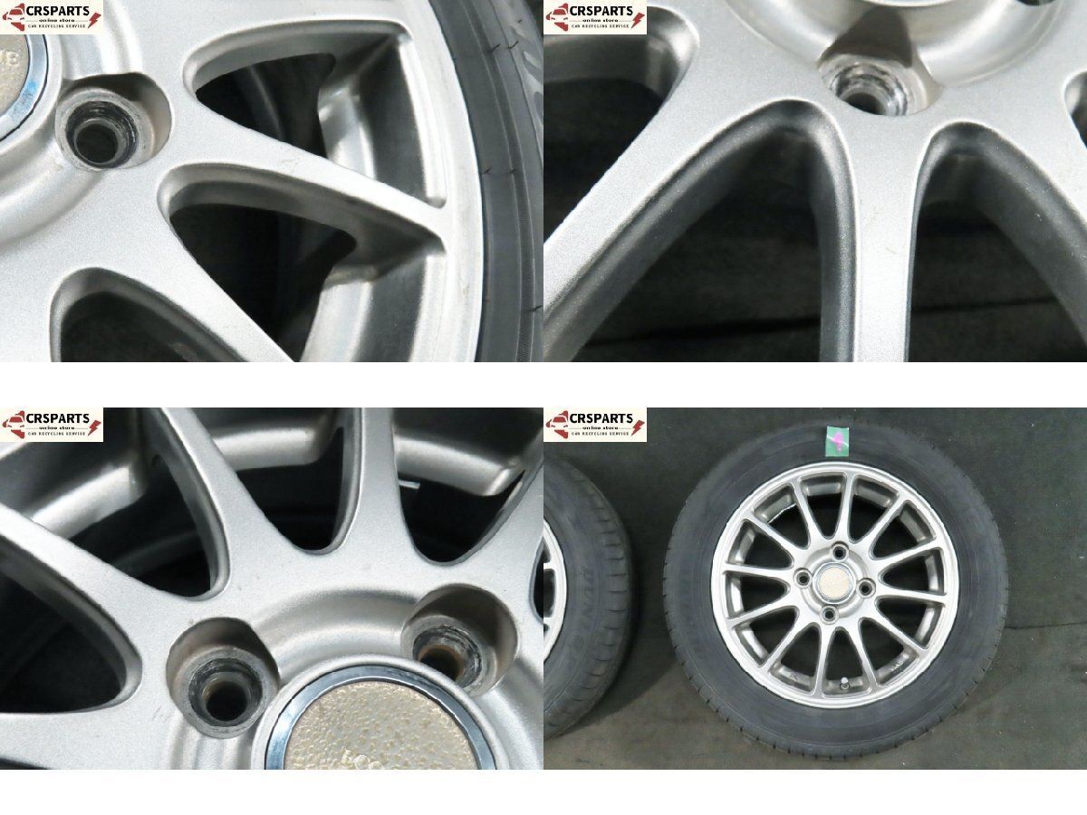  製 155 65 R 14 ダンロップ RV 505 オンロード タイヤ 4本 エコフォルム ホイール 4本セット No T 276 14インチ タイヤ ホイールセット