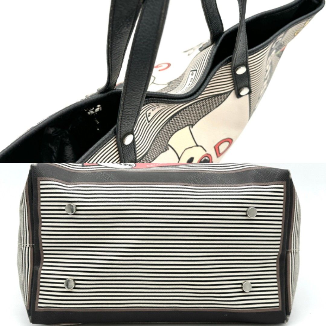 □激レア□ BARBARA RIHL トートバッグ PVC A4収納 総柄 1279T - メルカリ