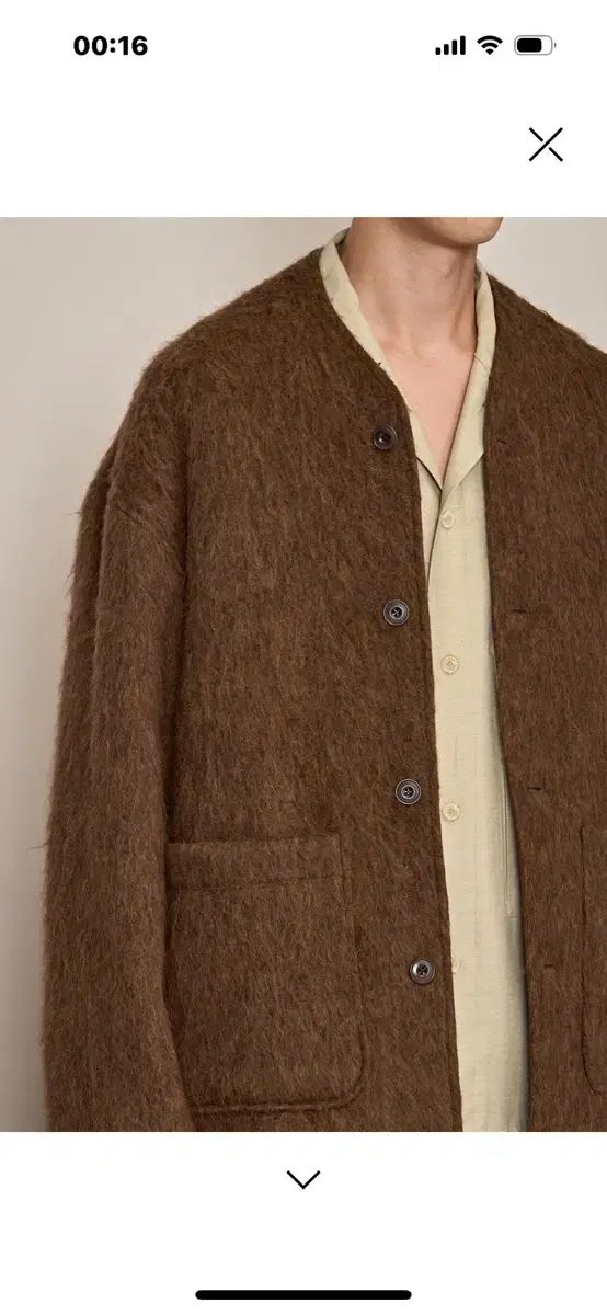 TIME HOMME アルパカ ブレンド カラーレス アウター