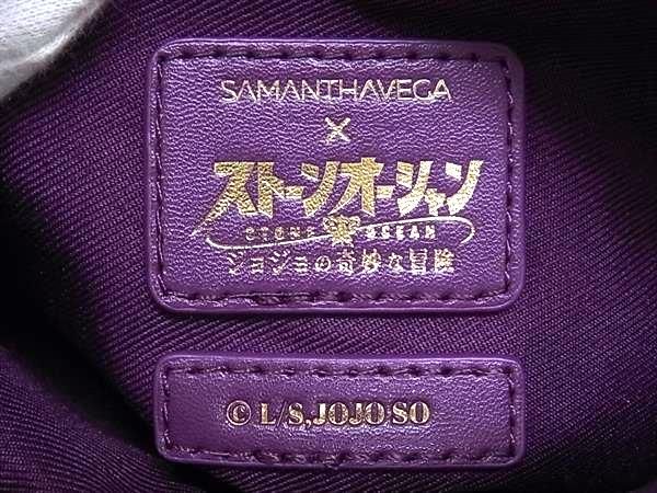 ■新品■未使用■ Samantha Vega サマンサベガ ジョジョの奇妙な冒険 ストーンオーシャン レザー ショルダー パープル系 FS3734 □新品□未使用□ Samantha Vega サマンサベガ ジョジョの奇妙な冒険