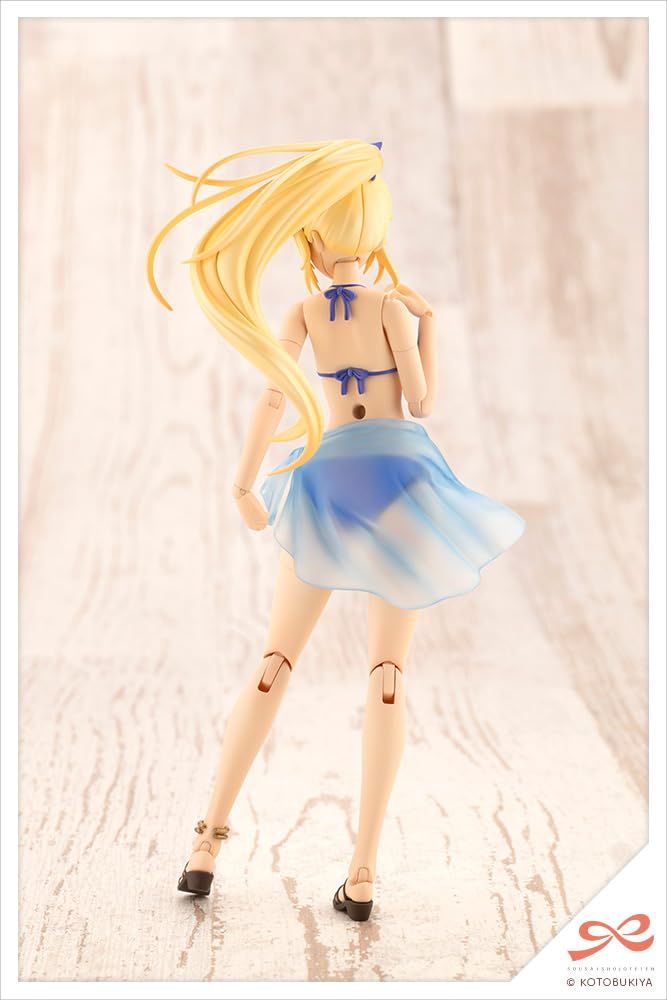 壽屋 創彩少女庭園 佐伯 リツカ 水着 全高約158 mm 1 10スケール プラモデル