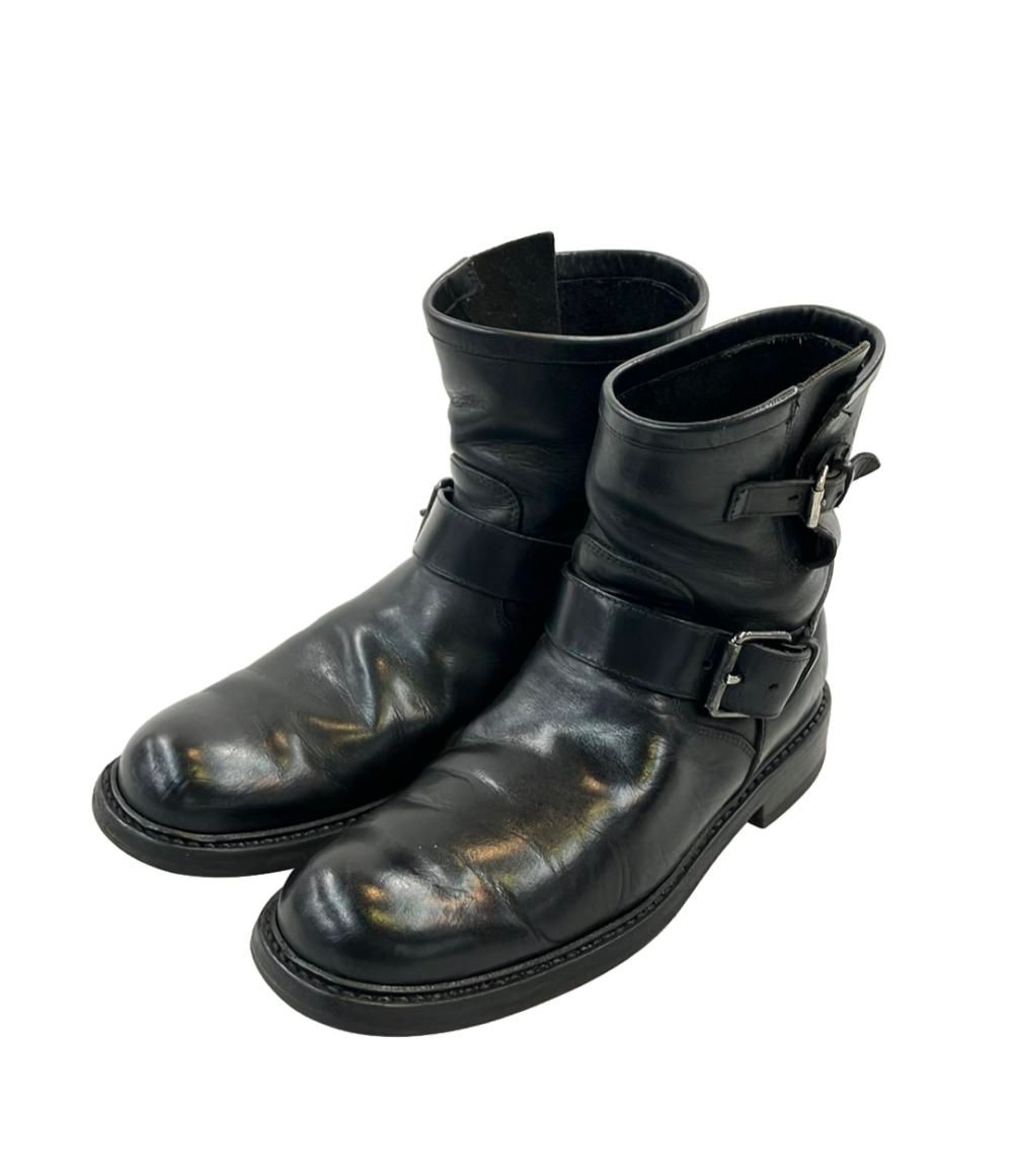 BUTTERO ブッテロ エンジニアブーツ 黒 42 イタリア製　サイドジップ BUTTERO ブッテロ エンジニアブーツ 黒 42 イタリア製 サイドジップ