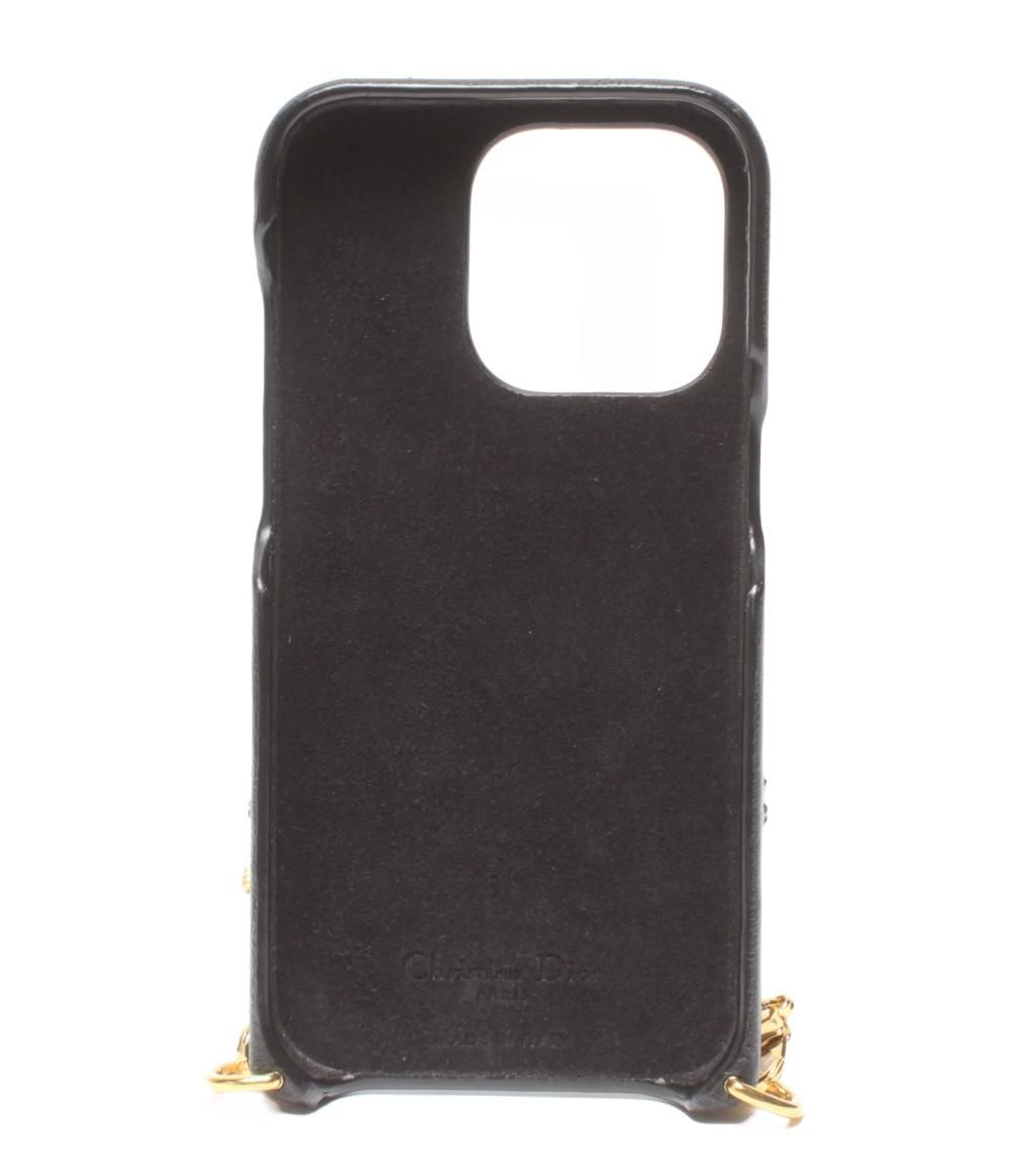 クリスチャンディオール iphoneケース チェーンストラップ付き iphone 14 pro レディース Christian Dior