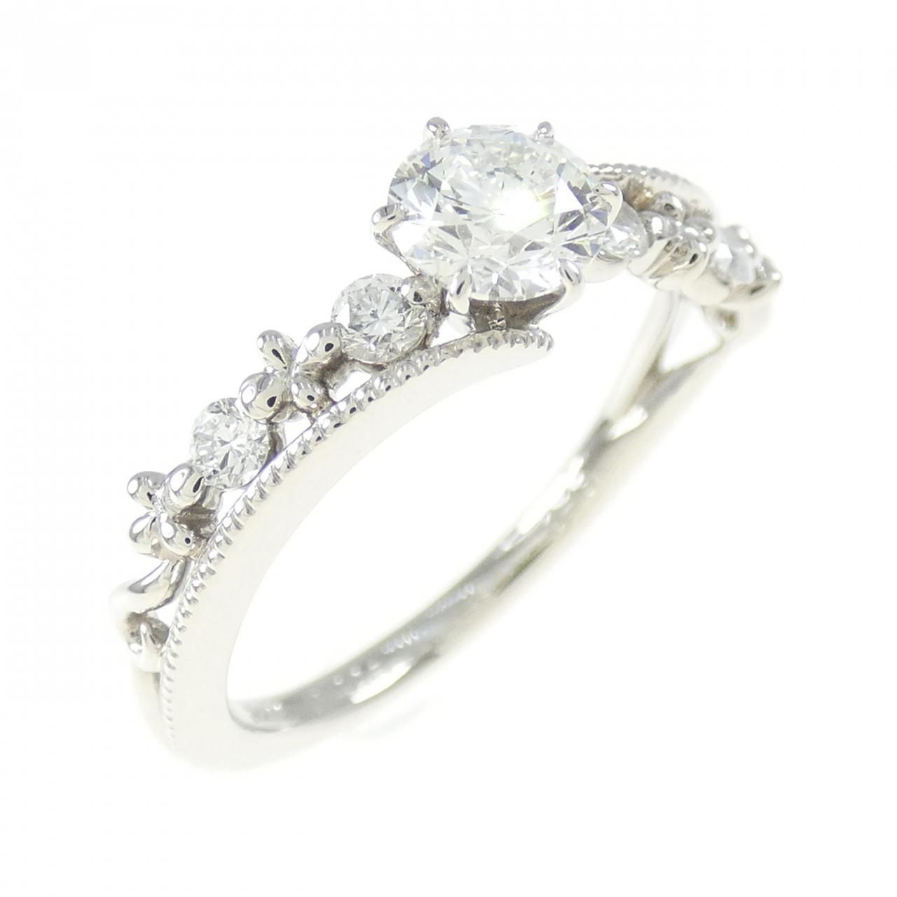 PT900 ダイヤモンド リング 0.406CT G SI1 3EXT H&C - メルカリ