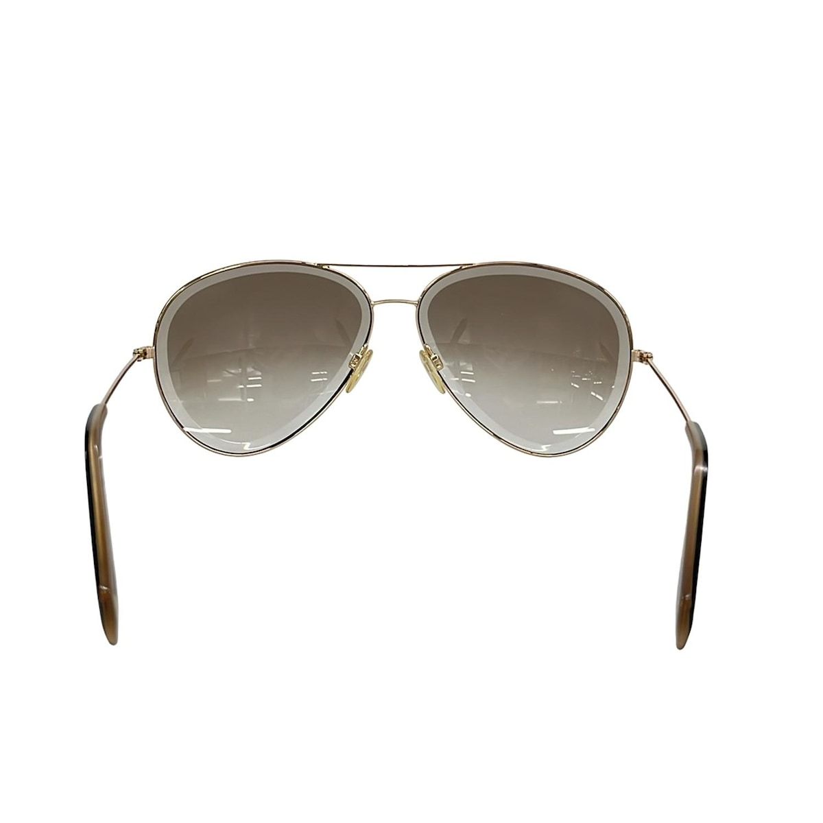 VICTORIABECKHAM(ヴィクトリアベッカム) サングラス美品 - 黒×ゴールド