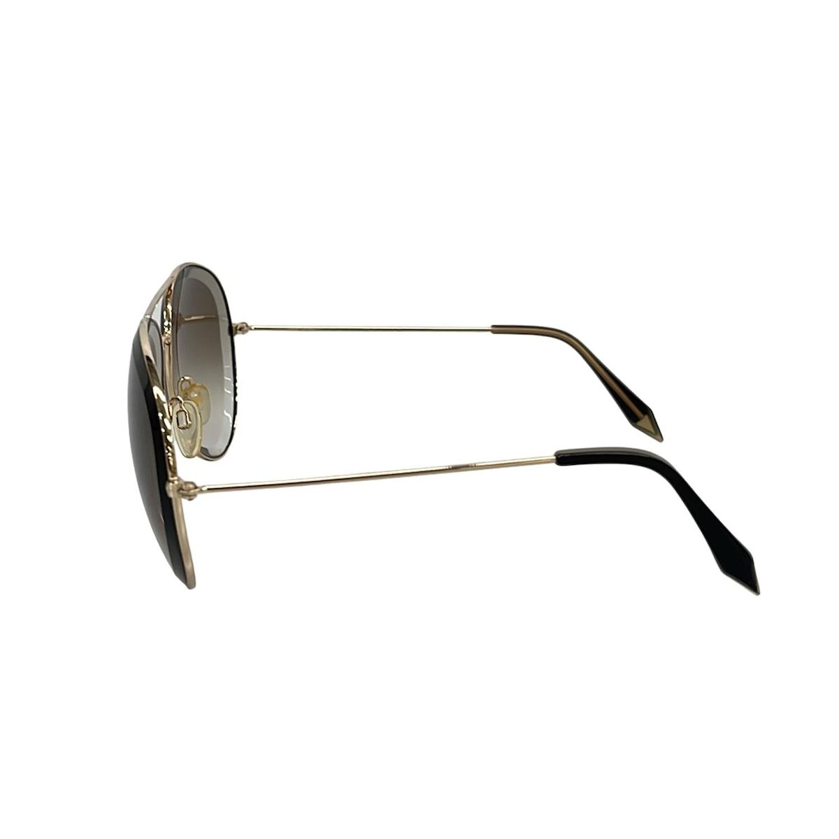 VICTORIABECKHAM(ヴィクトリアベッカム) サングラス美品 - 黒×ゴールド