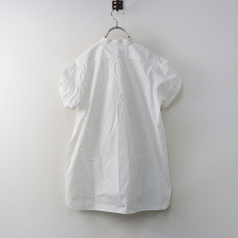 マーガレットハウエル MARGARET HOWELL コットンピンタック切替カラー