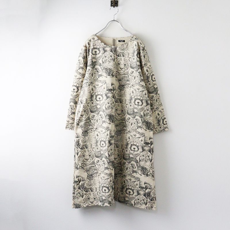 完売品 マーブルシュッド ロングワンピース 刺繍 人気シリーズ 2022AW マーブルシュッド marble SUD EMB Face 刺繍