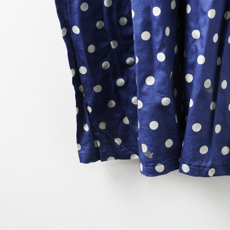 マーブルシュッド marble SUD ラッコdot コットン スタンドカラー