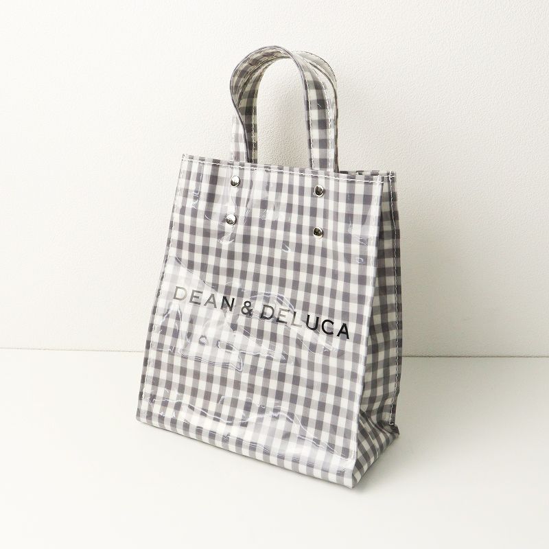 ディーンアンドデルーカ DEAN - DELUCA テンベア TEMBEAコラボ PAPER TOTE GINGHAM トートバッグ ミニ