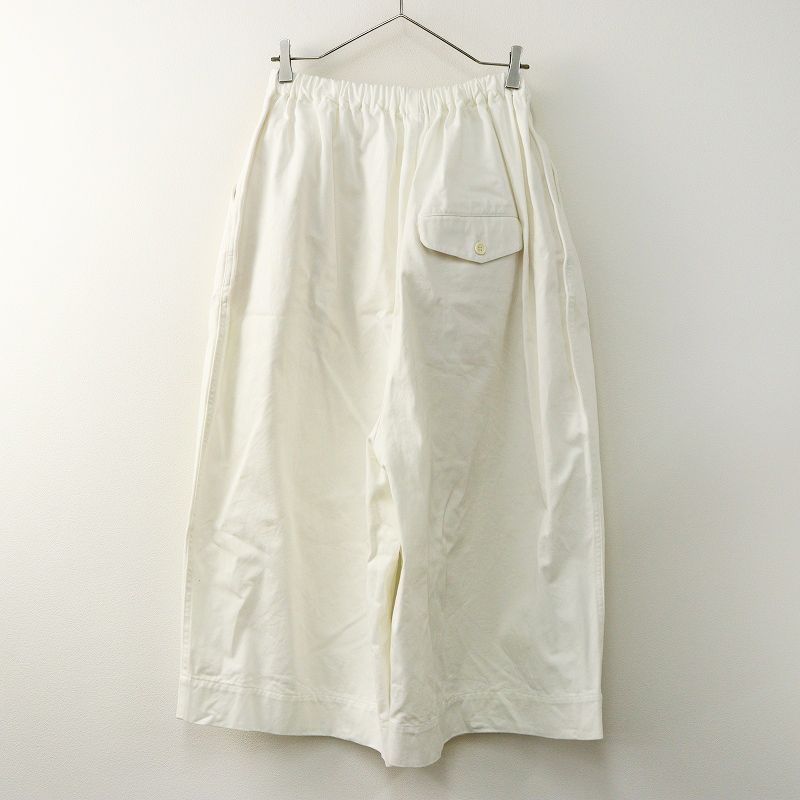 アイテム 定価31900円 ゴーシュ カツラギオーバーワイドパンツ 2 ホワイト 白 ゆったりシルエット