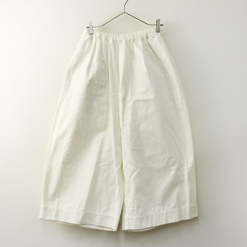 アイテム 定価31900円 ゴーシュ カツラギオーバーワイドパンツ 2 ホワイト|白 ゆったりシルエット