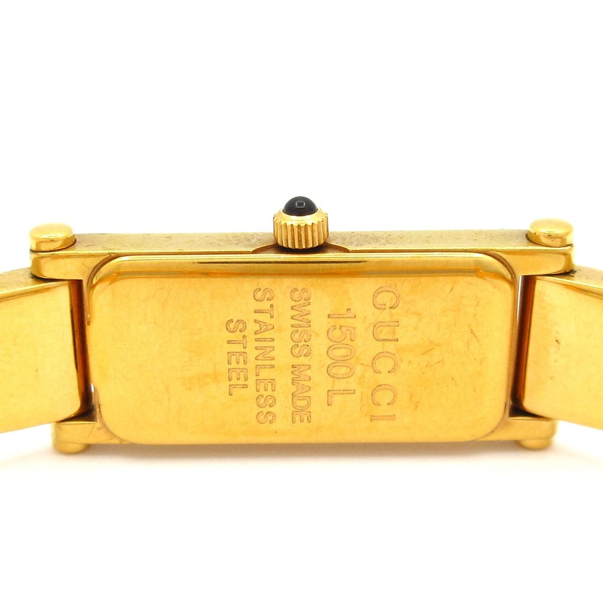 GUCCI(グッチ) 腕時計 - 1500L レディース ゴールド - メルカリ