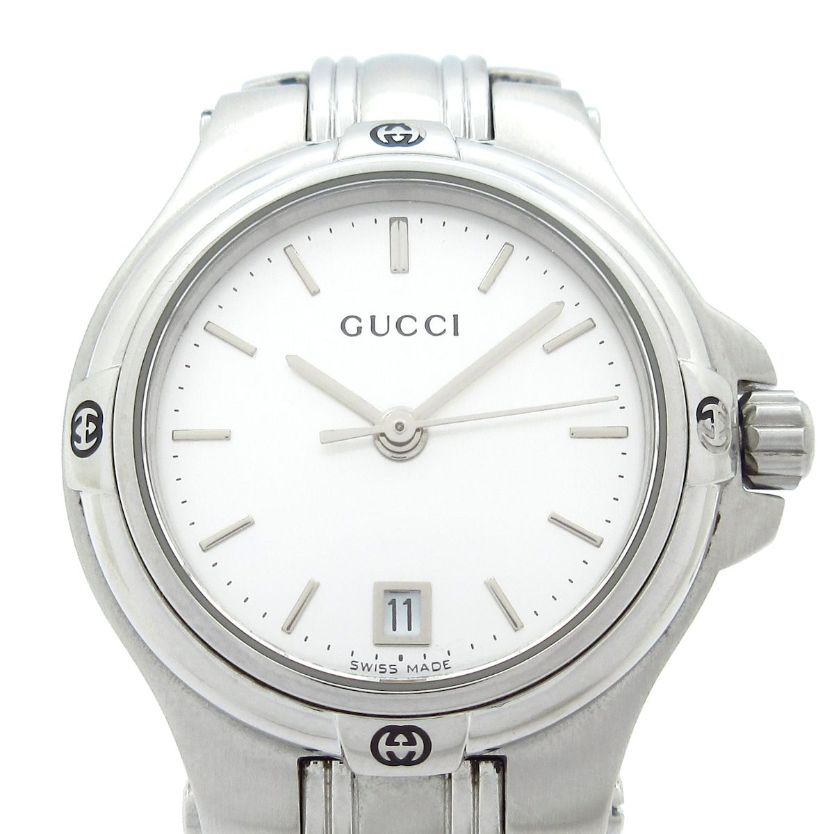 GUCCI グッチ 腕時計 - 9040 L レディース シルバー