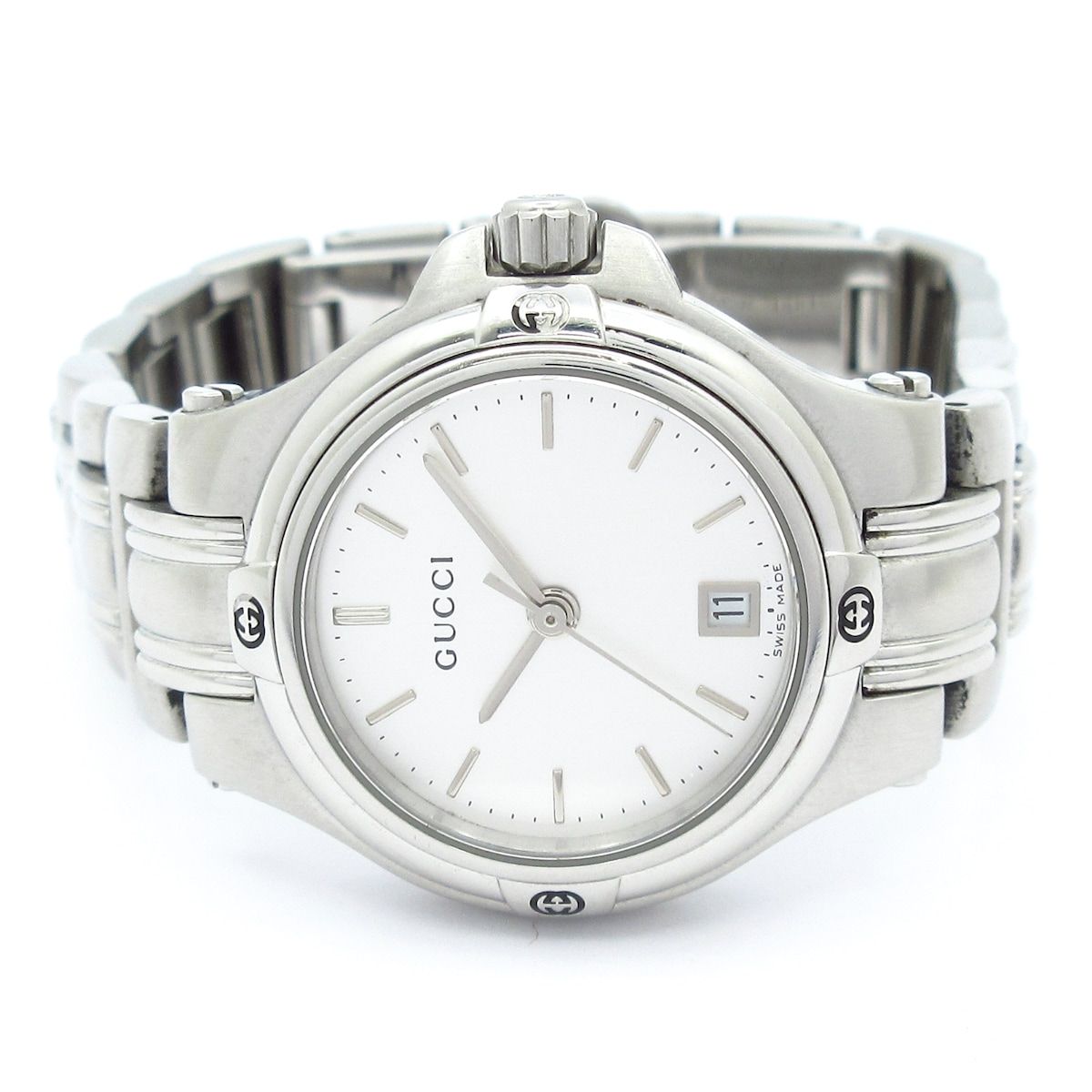 GUCCI グッチ 腕時計 - 9040 L レディース シルバー