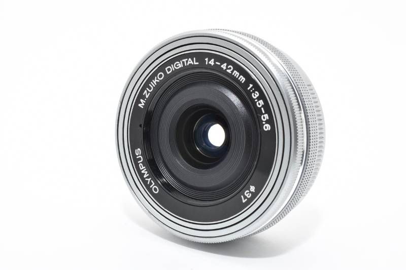 実用品 Olympus オリンパス M ZUIKO DIGITAL 14 42 mm 3 5 6 EZ ED MSC パンケーキレンズ シルバー AFレンズ 3994