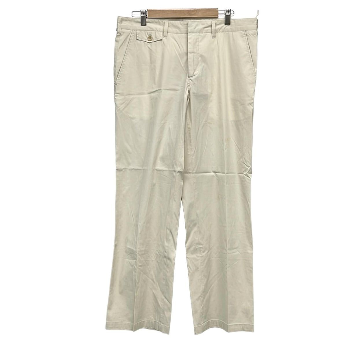 PRADA(プラダ) パンツ サイズS メンズ美品 - アイボリー フルレングス