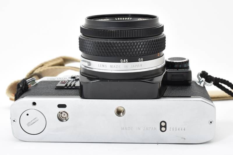 実用品】Olympus オリンパス OM10 シルバー マニュアルアダプター付