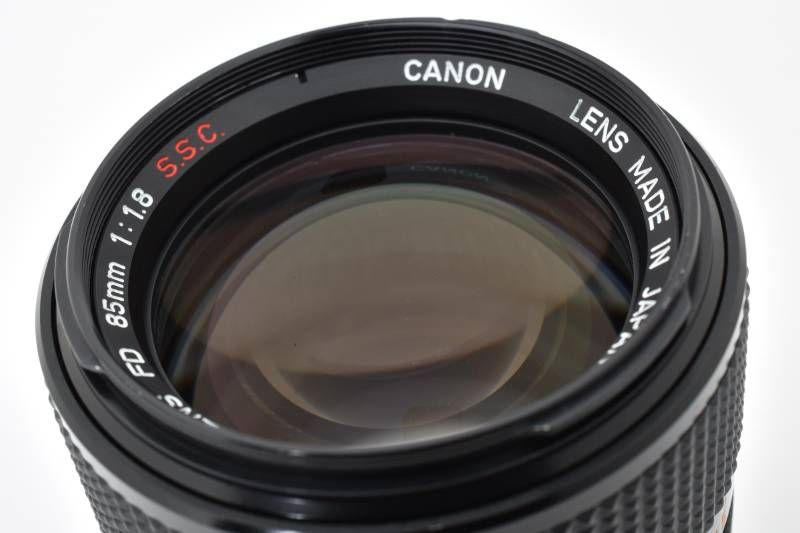 実用品 希少】Canon キャノン FD 85mm 1.8 S.S.C. MFレンズ #3991-20