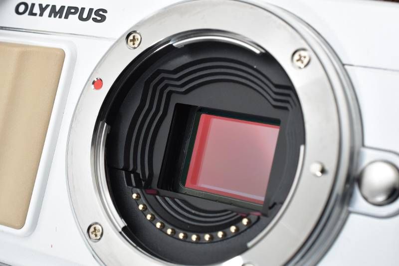 実用光学美品】Olympus オリンパス Pen mini E-PM2 ボディ 白 ホワイト